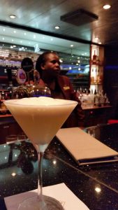 Molecualar Margarita with foamed Grand Marinier