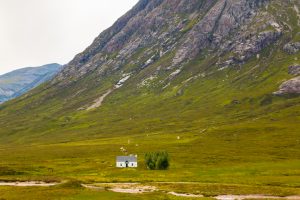 Old caretaker's house in Glencoe