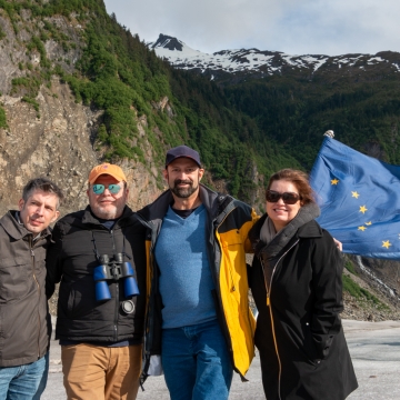 Alaska, Mendenhall Glacier, Tremsco Helicopter Tours